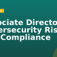 Associate Director – Cybersecurity Risk and Compliance