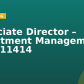 Associate Director – Investment Management – 50011414