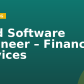 Lead Software Engineer – Financial Services