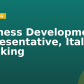 Business Development Representative, Italian Speaking