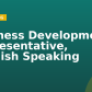 Business Development Representative, Spanish Speaking