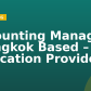 Accounting Manager (Bangkok Based – Relocation Provided)