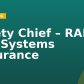 Safety Chief – RAMS and Systems Assurance