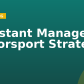 Assistant Manager – Motorsport Strategy