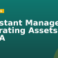 Assistant Manager – Operating Assets FP&A
