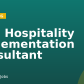 PMS Hospitality Implementation Consultant