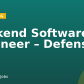 Backend Software Engineer – Defense