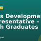 Sales Development Representative – Fresh Graduates
