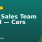 B2C Sales Team Lead — Cars