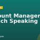 Account Manager – French Speaking