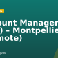 Account Manager (H/F) – Montpellier (Remote)