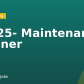 13225- Maintenance Planner