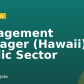 Engagement Manager (Hawaii), Public Sector