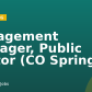 Engagement Manager, Public Sector (CO Springs)