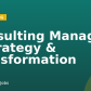 Consulting Manager – Strategy & Transformation