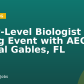 Entry-Level Biologist – Hiring Event with AECOM – Coral Gables, FL