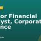 Senior Financial Analyst, Corporate Finance