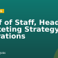 Chief of Staff, Head of Marketing Strategy & Operations