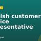 English customer service representative