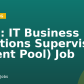Title:  IT Business Solutions Supervisor (Talent Pool) Job
