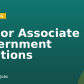 Senior Associate – Government Relations
