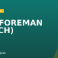 SR. FOREMAN (MECH)