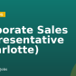 Corporate Sales Representative (Charlotte)