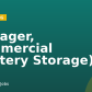 Manager, Commercial (Battery Storage)
