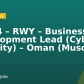 26024 – RWY – Business Development Lead (Cyber Security) – Oman (Muscat)