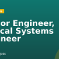 Senior Engineer, Optical Systems Engineer
