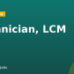 Technician, LCM Test