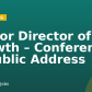 Senior Director of Growth – Conference & Public Address