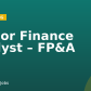 Senior Finance Analyst – FP&A