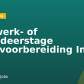 Meewerk- of Afstudeerstage Werkvoorbereiding Infra