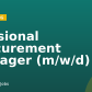 Divisional Procurement Manager (m/w/d)