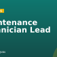 Maintenance Technician Lead
