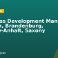 Business Development Manager – Berlin, Brandenburg, Saxony-Anhalt, Saxony