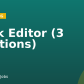 Desk Editor (3 positions)