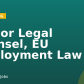 Senior Legal Counsel, EU Employment Law
