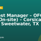 Sr. Cost Manager – OFCI / LLE (On-site) – Corsicana, TX or Sweetwater, TX