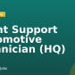 Event Support Automotive Technician (HQ)