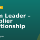 Team Leader – Supplier Relationship