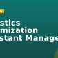 Logistics Optimization Assistant Manager