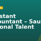 Assistant Accountant – Saudi National Talent