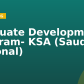 Graduate Development program- KSA (Saudi national)