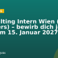 Consulting Intern Wien (all genders) – bewirb dich jetzt bis zum 15. Januar 2027