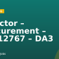 Director – Procurement – 50012767 – DA3