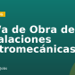 Jefe/a de Obra de Instalaciones Electromecánicas