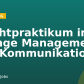 Pflichtpraktikum in Change Management und Kommunikation
