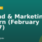 Brand & Marketing Intern (February 2027)